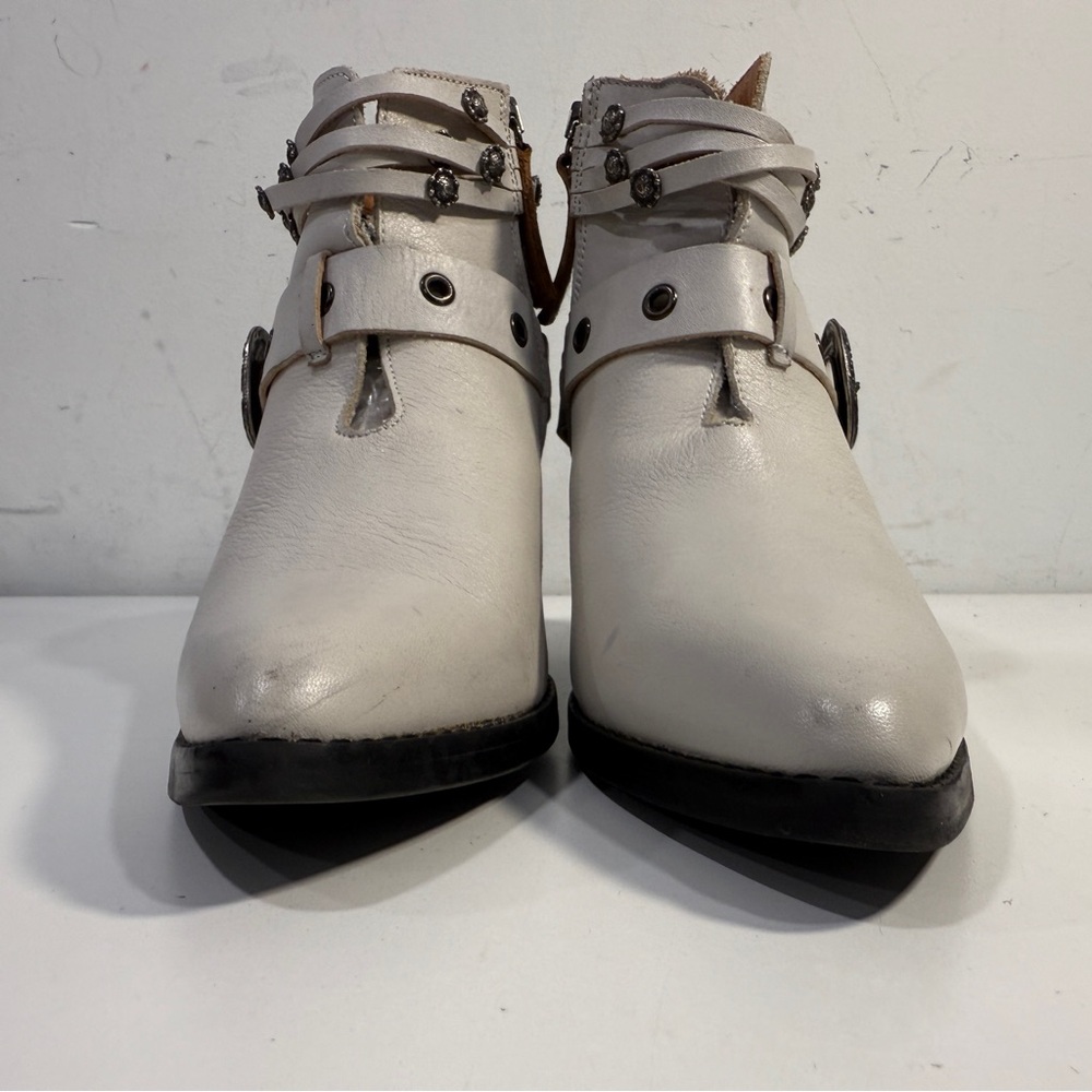 Dingo Born To Run Pointed Toe Zippered Cowboy Booties Womens Size 7.5 B - Picture 7 of 14